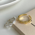 Fashion 925 Sterling Silver Shell Adjustable Rings Luxury Jewelry For Women Accessories Wholesale