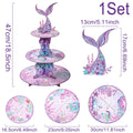 Mermaid Tail Cupcake Stand Under The Sea Little Mermaid Birthday Party Supplies Wedding Birthday Party Decor Kids Baby Shower