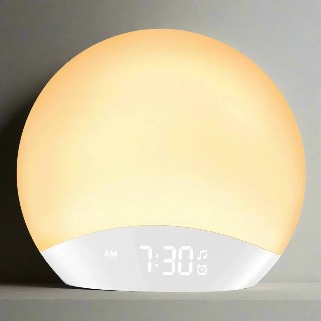 Sound machine sunrise alarm clock