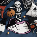 VIKAMA Halloween Ghost Carpet Comfortable Soft Imitation Cashmere Home Decor Bedroom Decor Rug Entrance Hall Doormat
