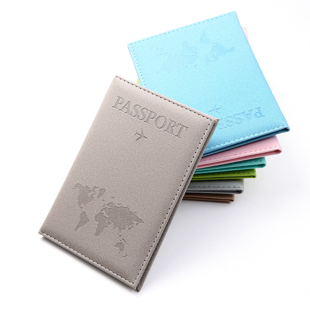 RFID Vintage PU Leather Passport Holder | Multi-Function Travel Wallet