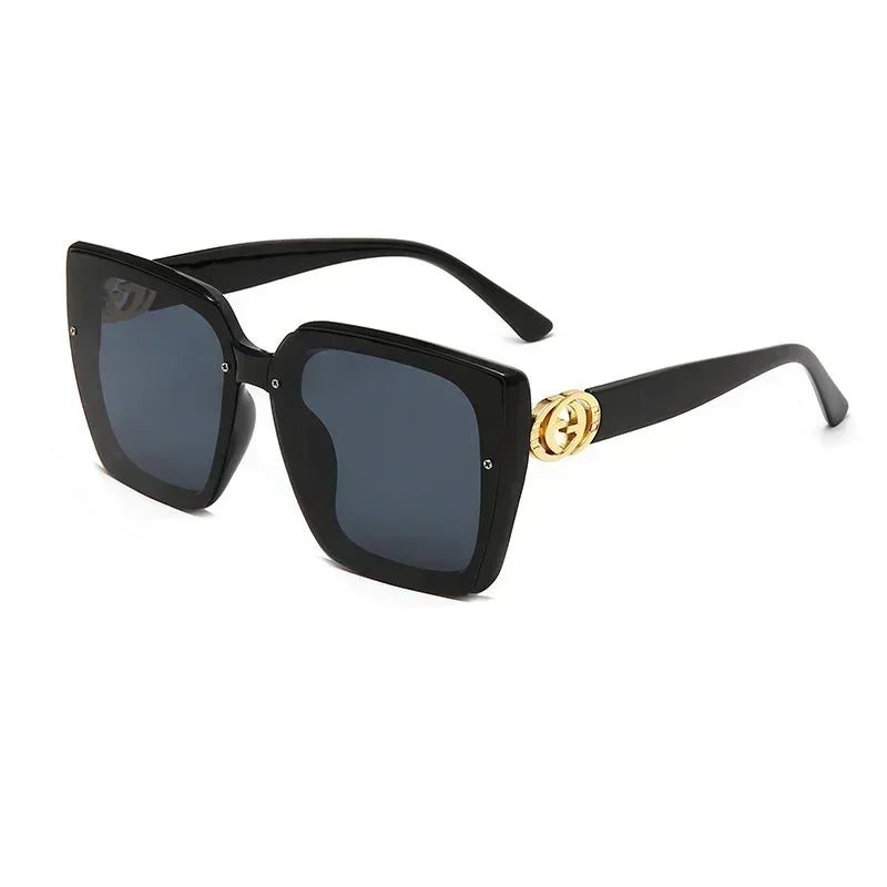 New Fashion Brand Designer Sunglasses Women Vintage Rays Mirror Square Party Travel Luxury Letter Shades Sun Glasses UV400