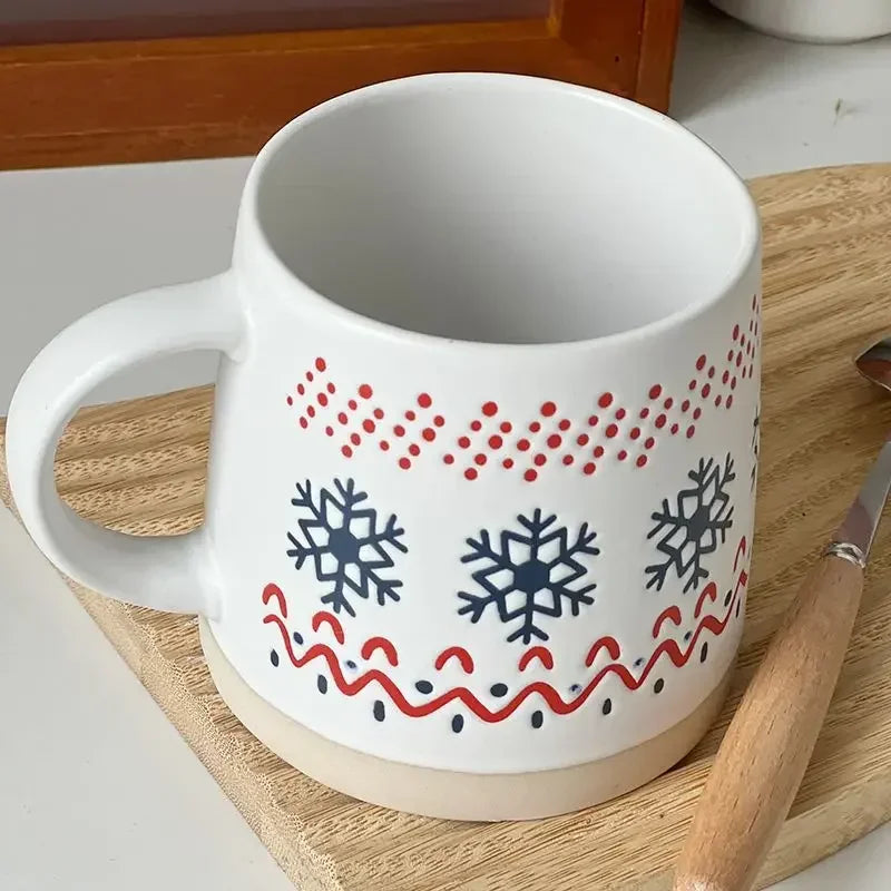 Vintage Christmas Ceramic Mug