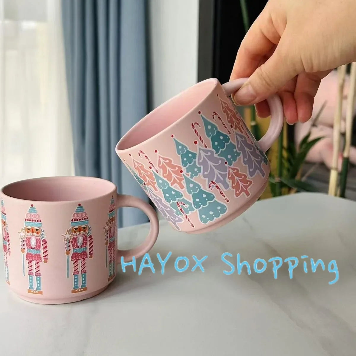 Vintage Christmas Ceramic Mug