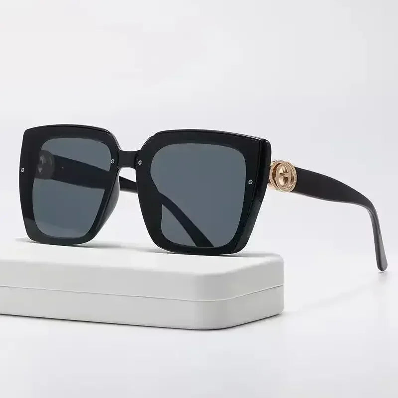 New Fashion Brand Designer Sunglasses Women Vintage Rays Mirror Square Party Travel Luxury Letter Shades Sun Glasses UV400