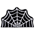 VIKAMA Halloween Black Spider Rug Anti-Slip Mat, Suitable for Bathrooms, Festive Halloween Decor Rug