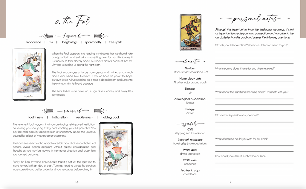 Decoding the Cards: A Tarot Workbook for Intuitive Exploration