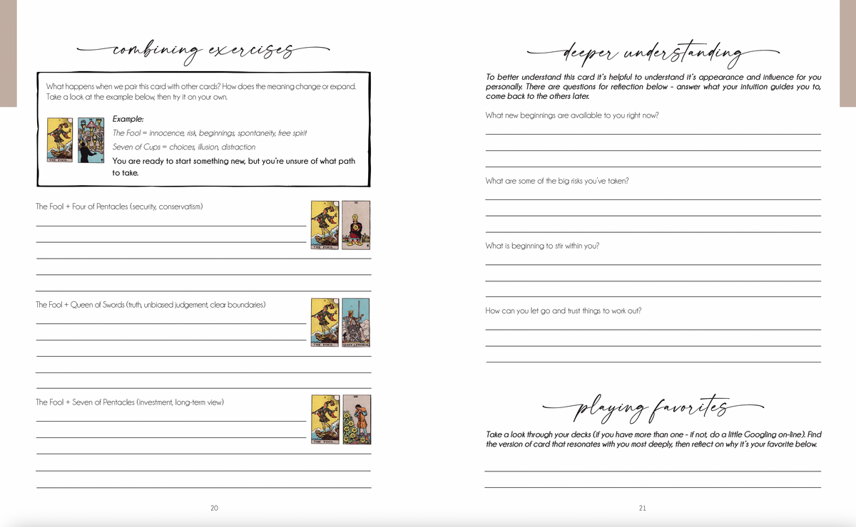 Decoding the Cards: A Tarot Workbook for Intuitive Exploration