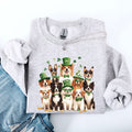 St Patrick's Dogs Adorable St Patrick's Day Shamrock Clover Lucky Leprechaun Sweatshirt