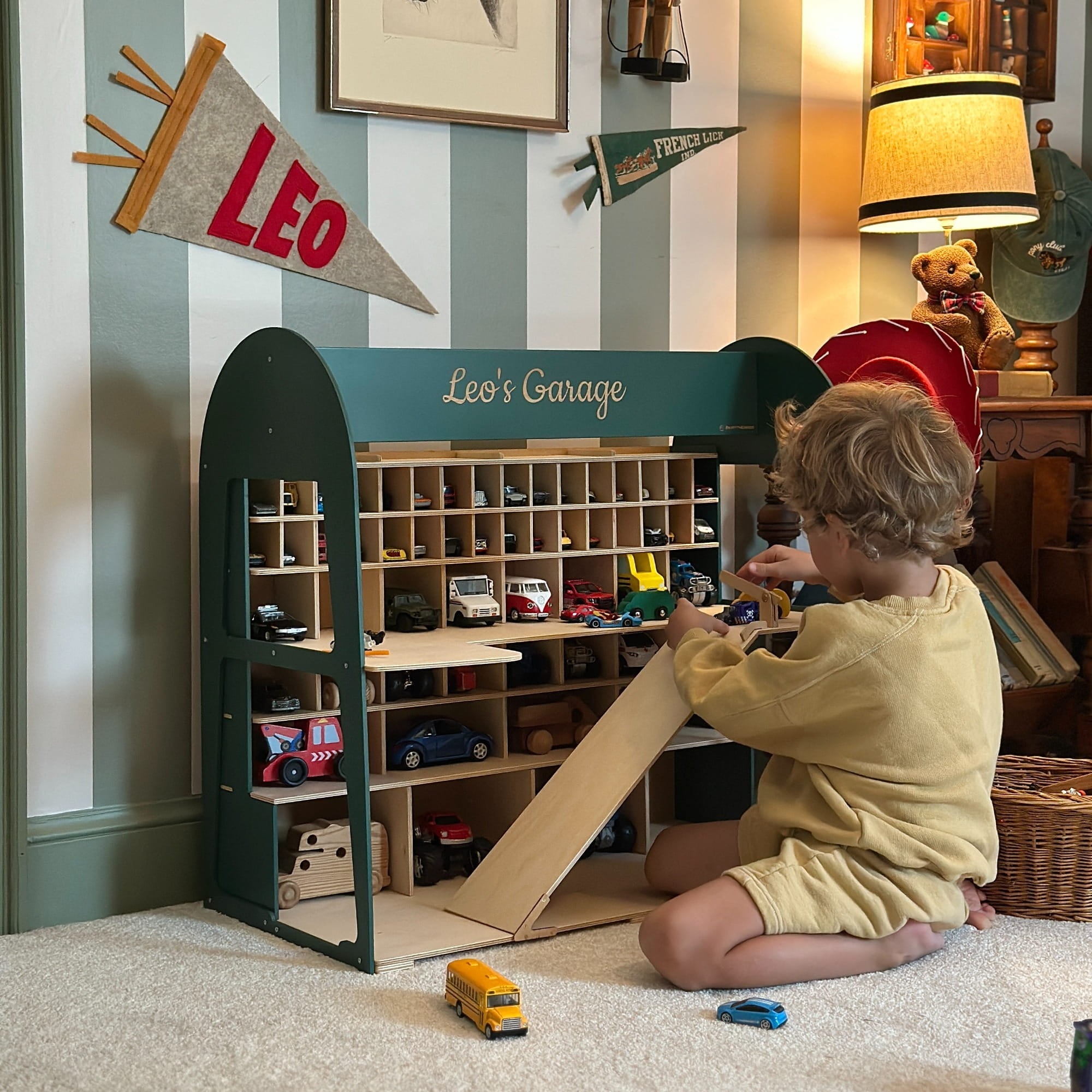 Toy Car Garage Storage
