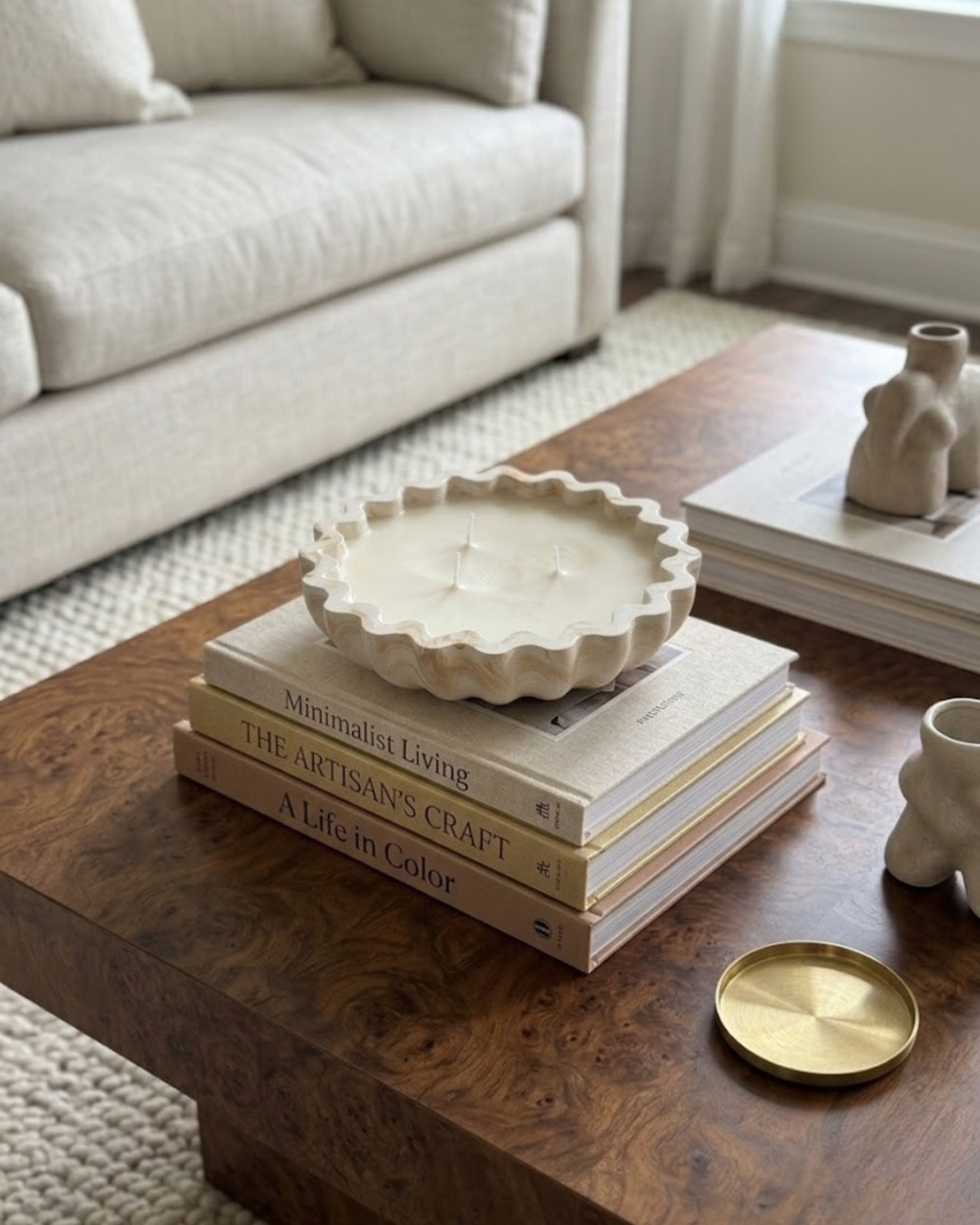 Fluted Candle Bowl