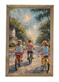 Chasing Fireworks Framed Art