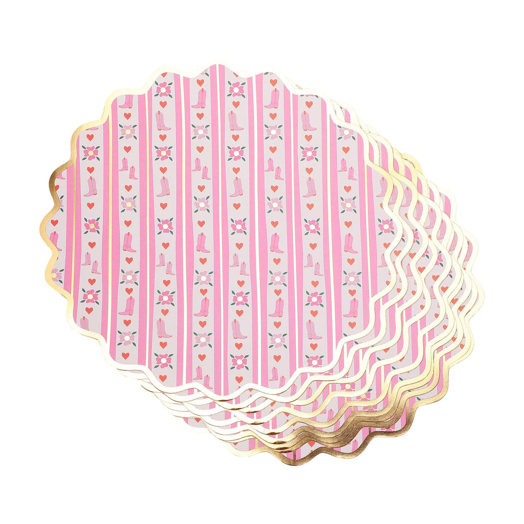 Boot Scoot Blooms Placemats (10 count)