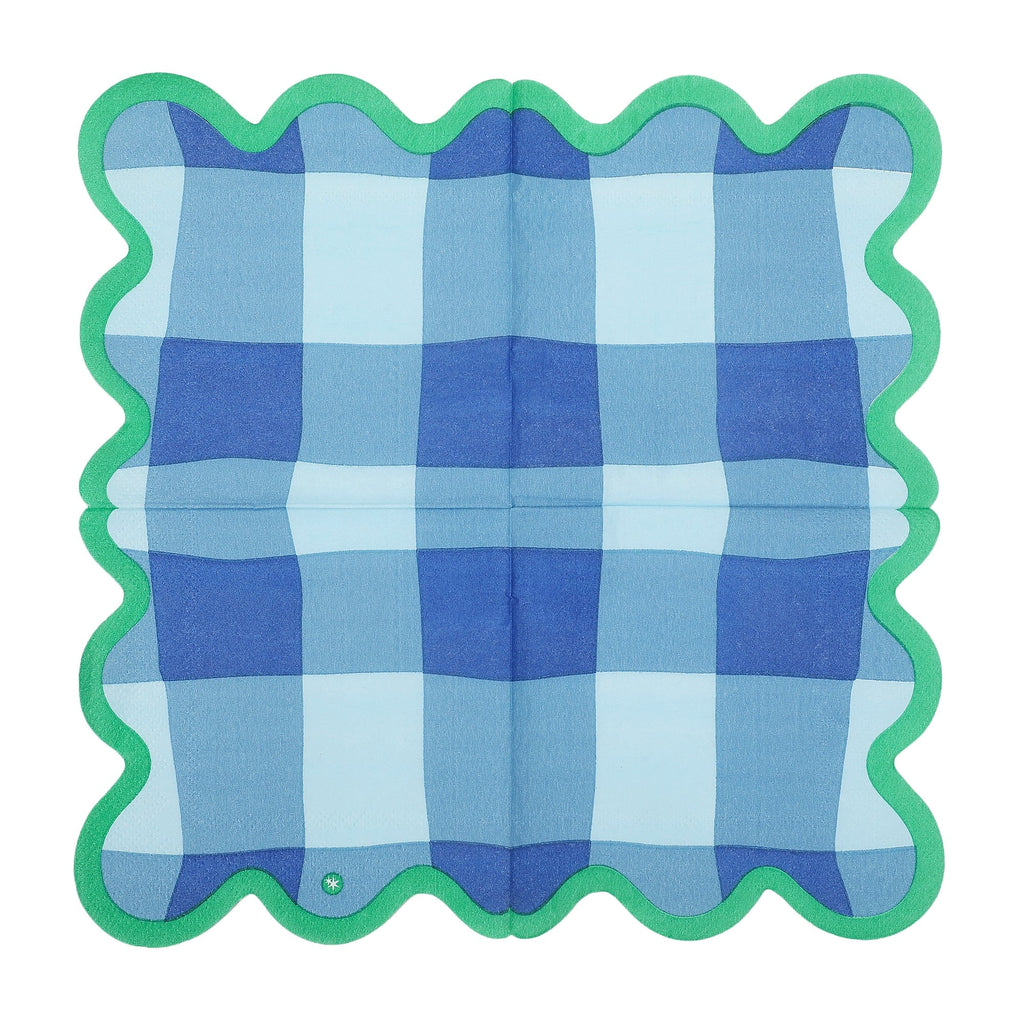 Colorwave Gingham Cocktail Napkins (20 ct, 5 colors)