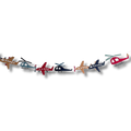 Airplane Birthday Party Banner, 8 Ft Kids Party Decoration