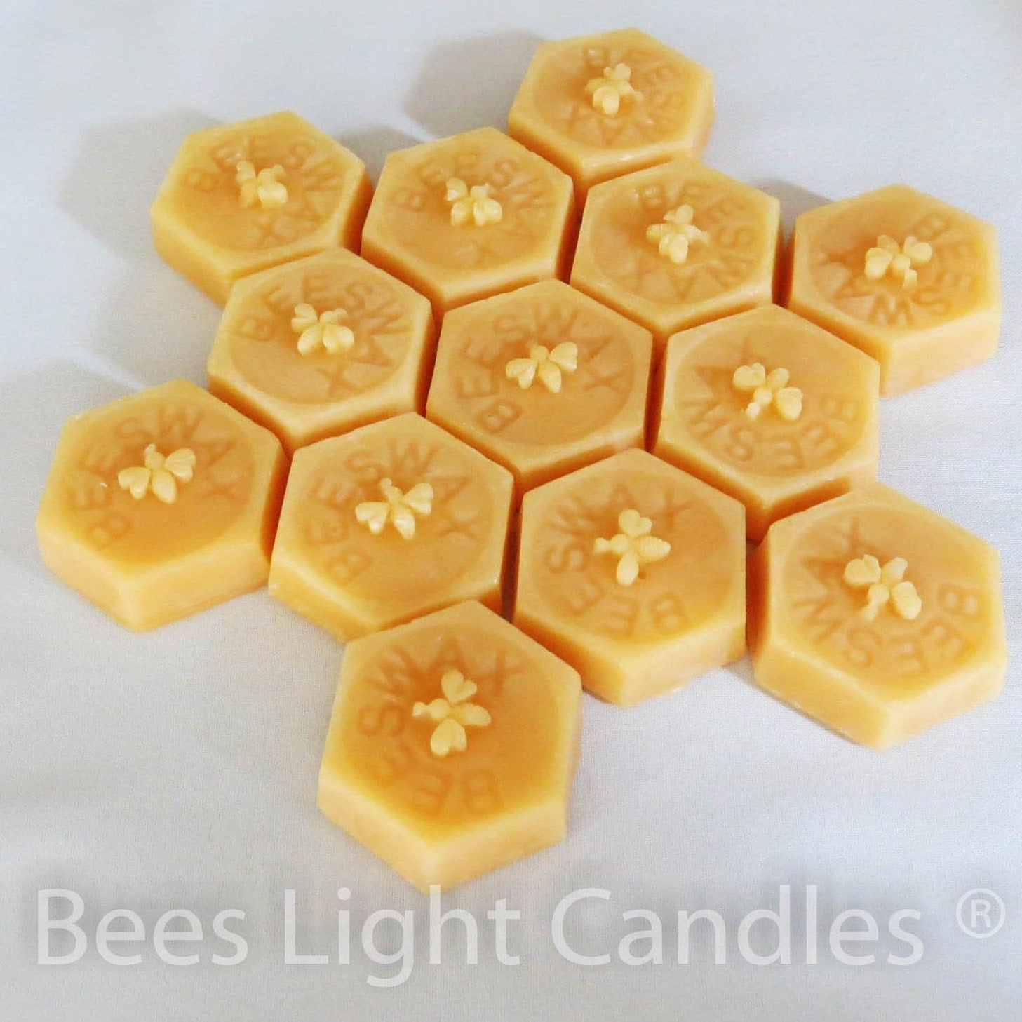 1oz All Natural Beeswax Blocks Cosmetic Apiary Grade A