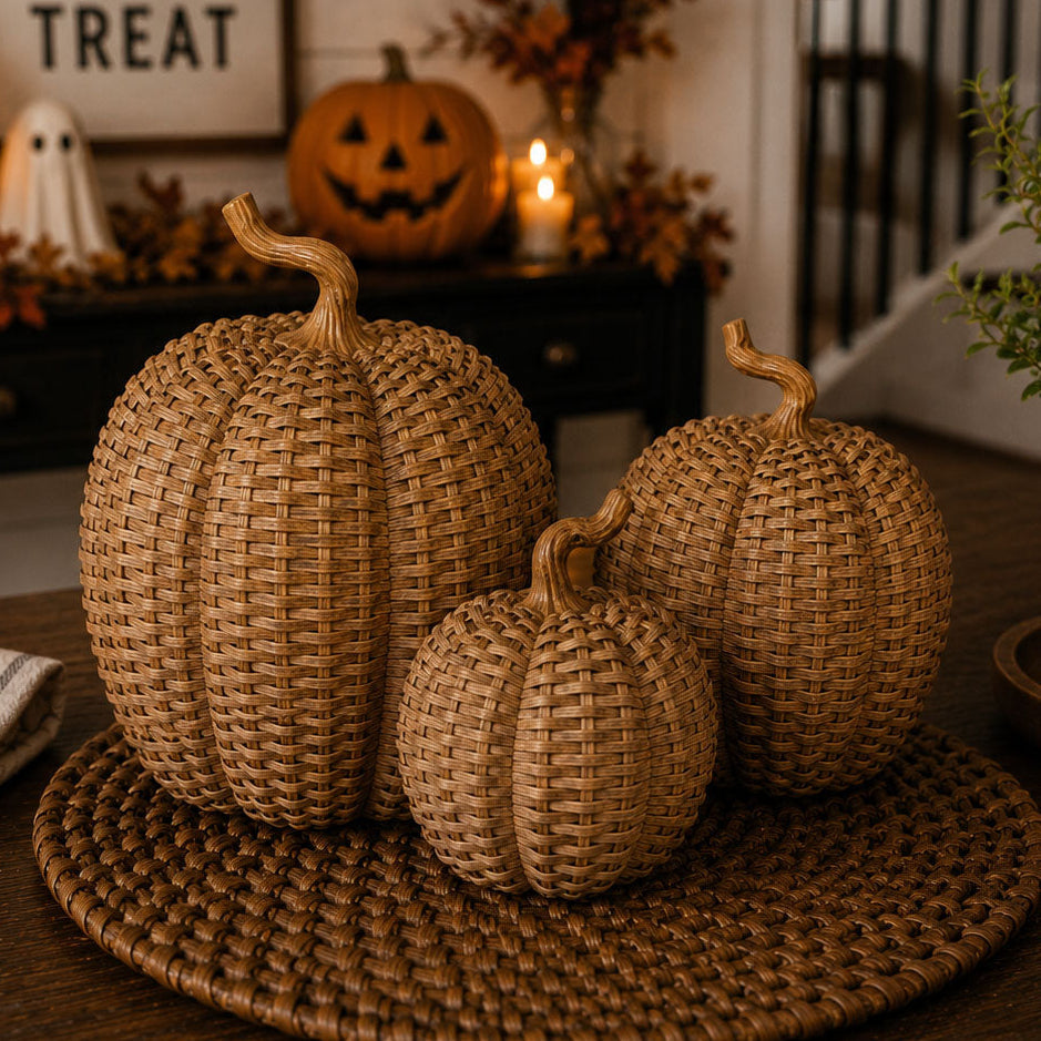 Rattan Pumpkins