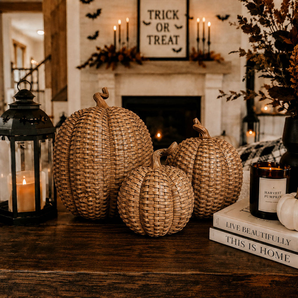 Rattan Pumpkins