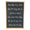 Modern Alphabet Framed Saying