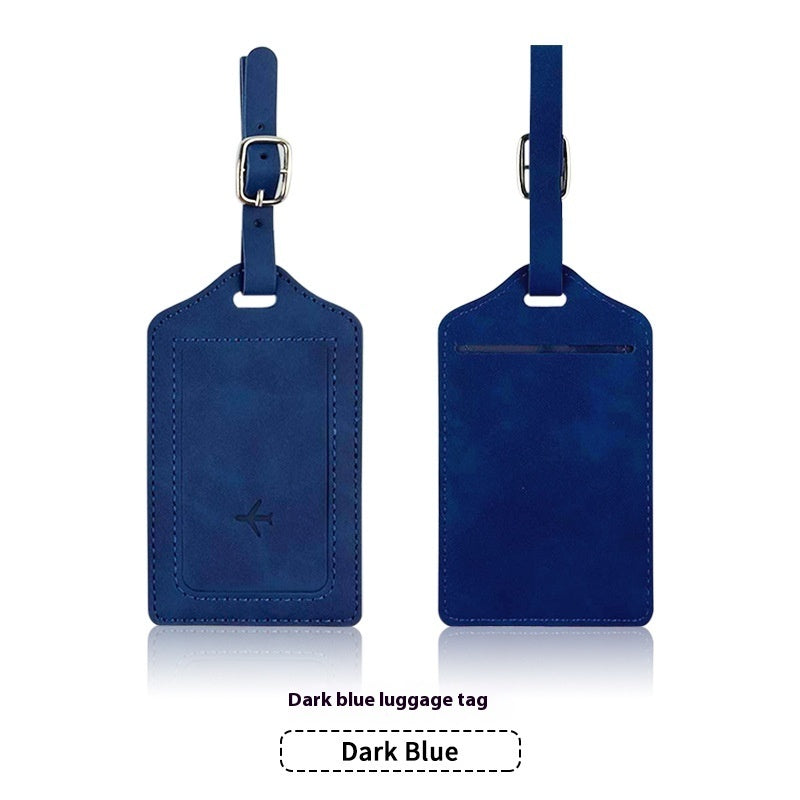 PU Leather Anti-magnetic Passport Holder Luggage Tag Suit