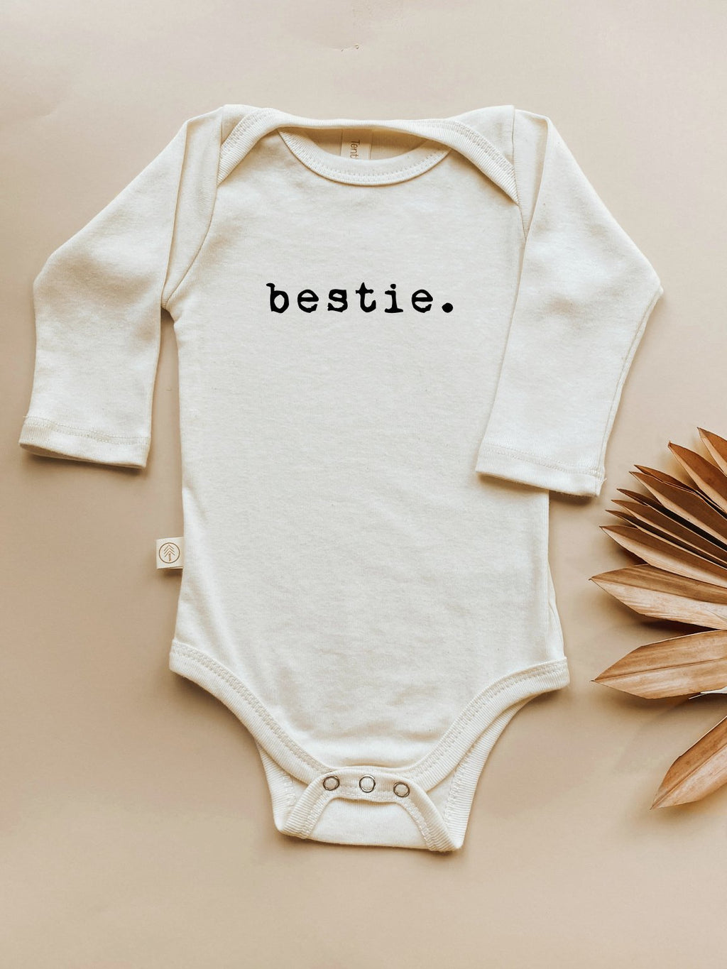 Bestie Organic Cotton Baby Bodysuit Long Sleeve