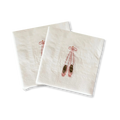 Ballet Slipper Disposable Paper Napkins, Small (16pcs)