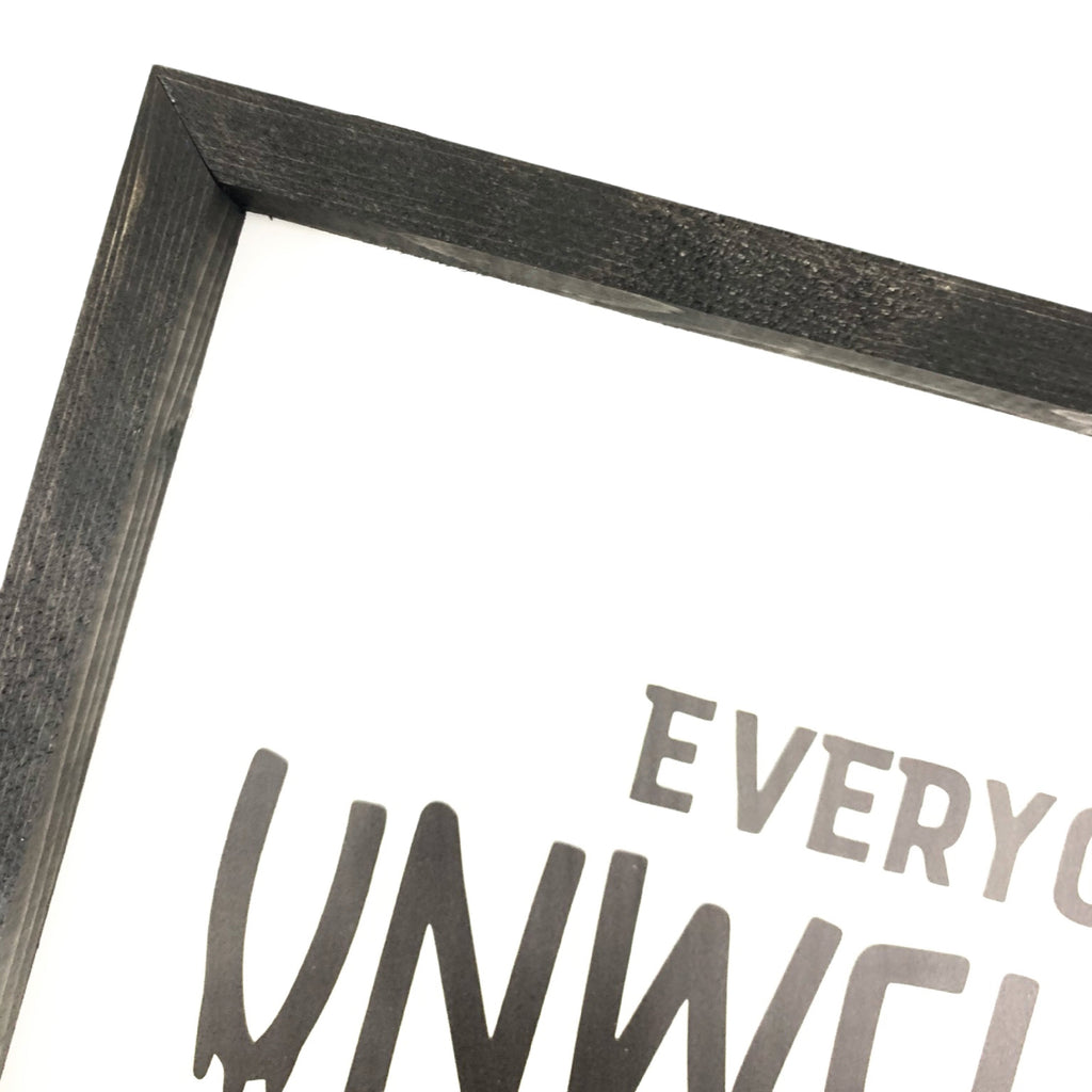 Everyone is Unwelcome Framed Art