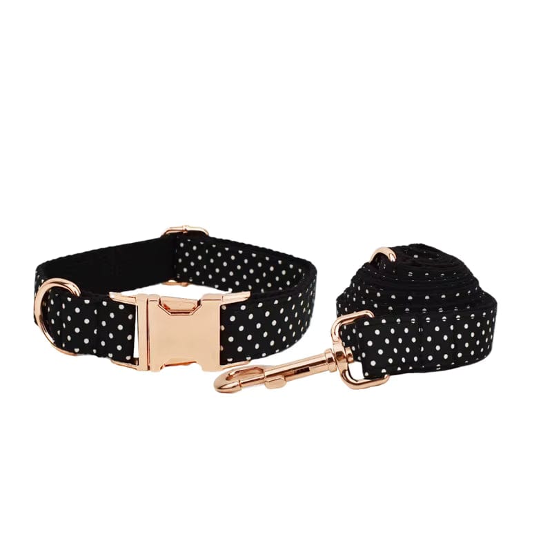 Black Polka Dot Print Set