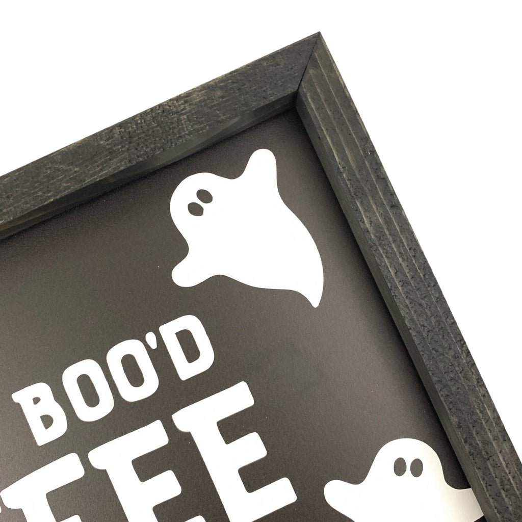 Freshly Boo'd Coffee Framed Art