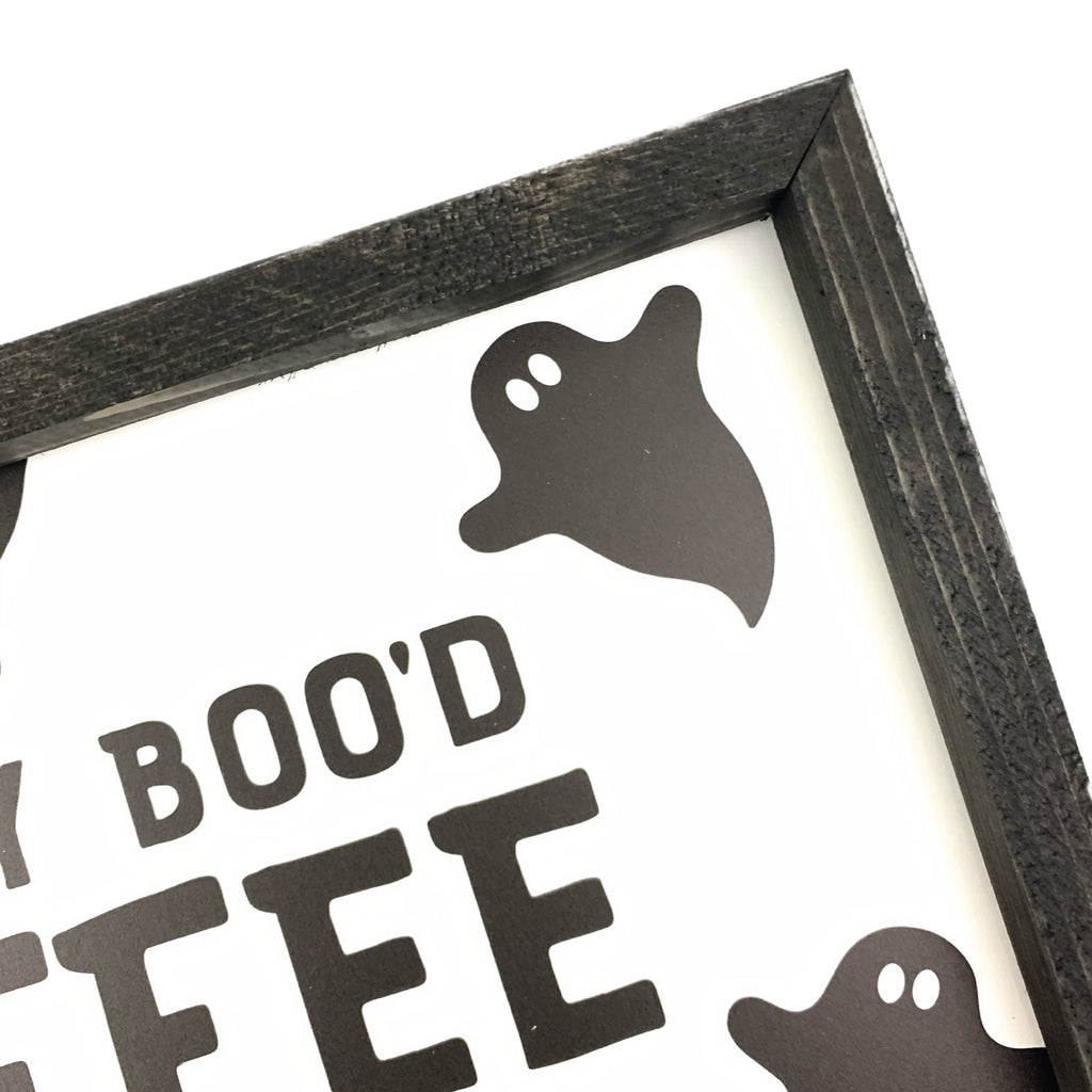 Freshly Boo'd Coffee Framed Art
