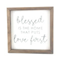Blessed Is The Home Framed Saying