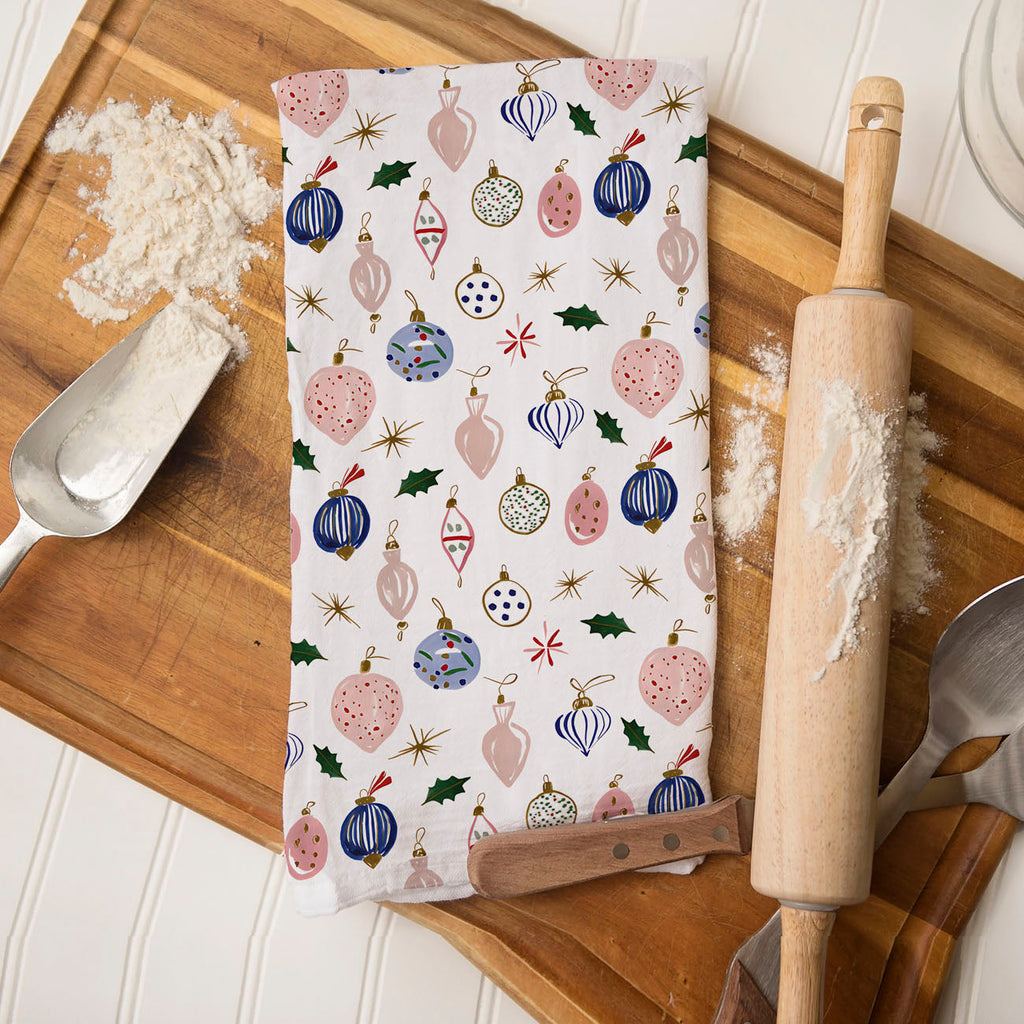 Ornament Blues Kitchen Towel