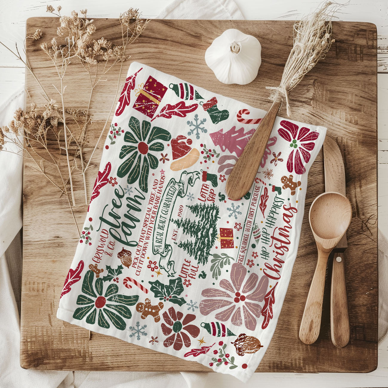 Boho Griswold Kitchen Towel