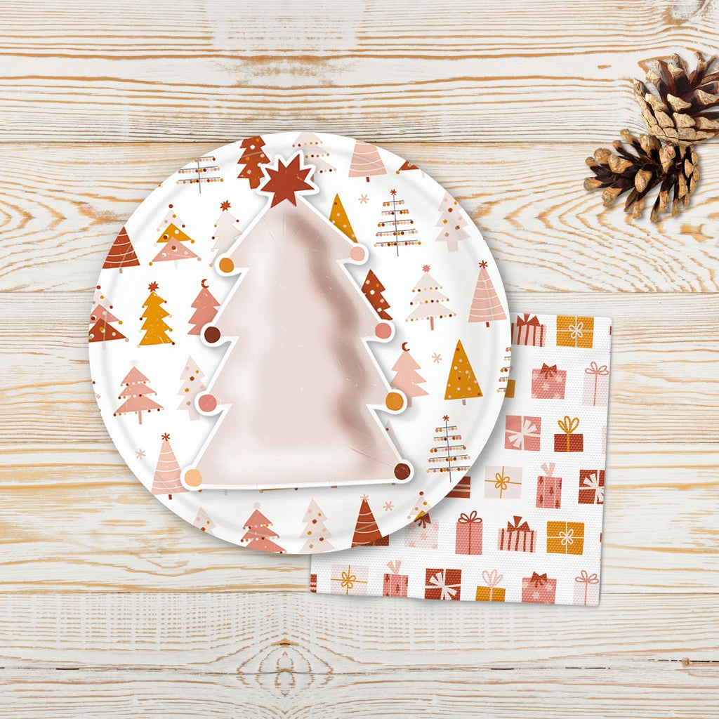 Christmas Tree Icon Plates
