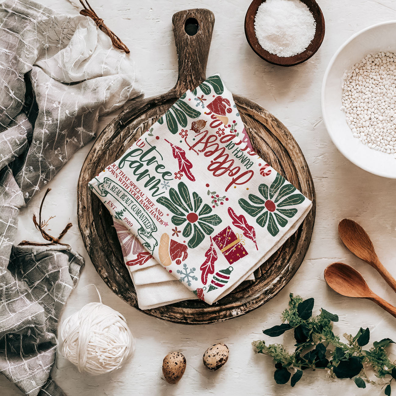 Boho Griswold Kitchen Towel