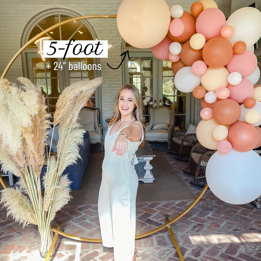 Moody Boho Balloon Garland Kit | Matte Mauve Blush Mocha DIY Arch