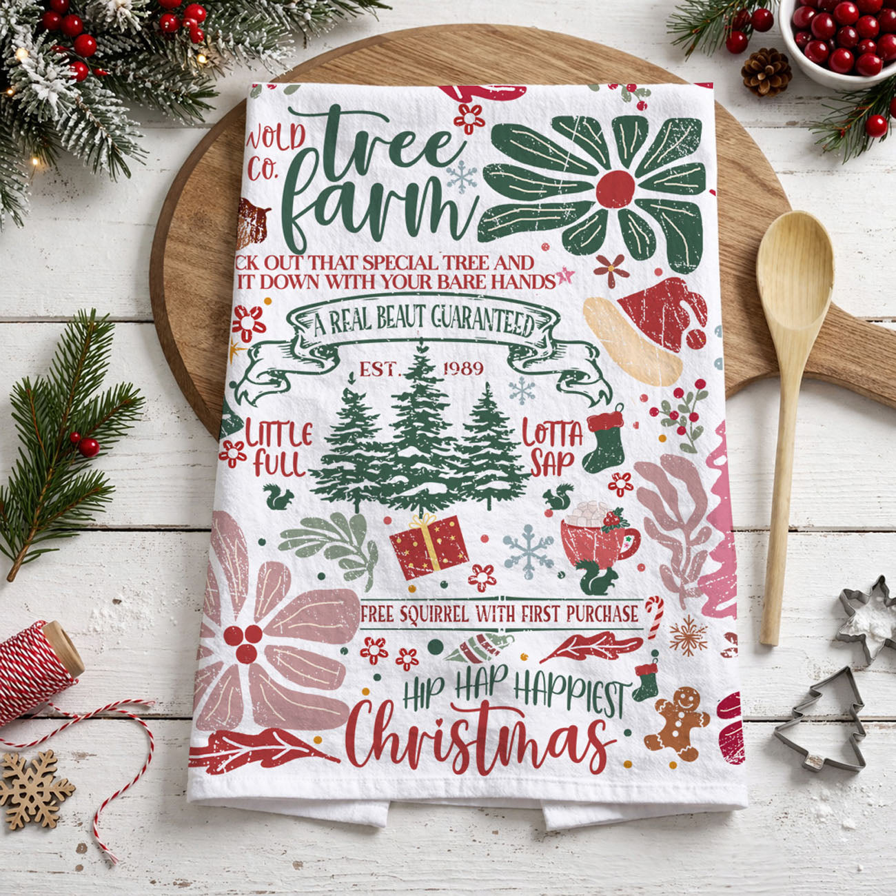 Boho Griswold Kitchen Towel