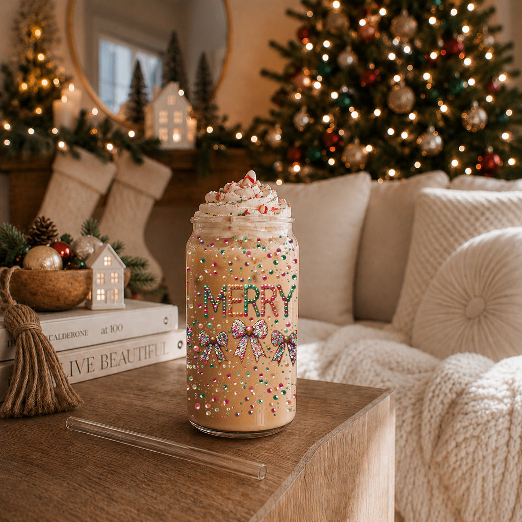 Sequin MERRY 17oz