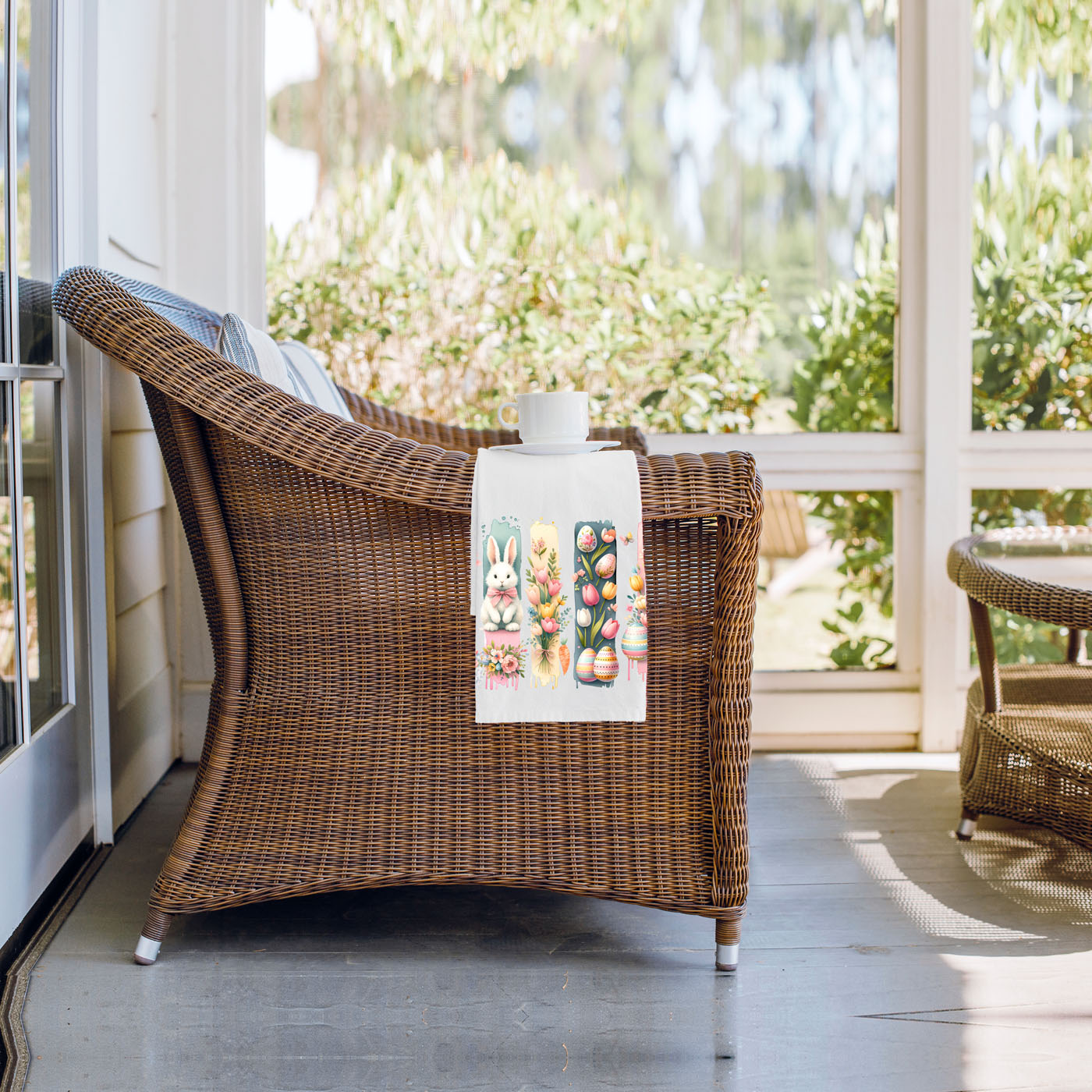 Brushstroke Spring Towel