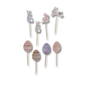 Bunny Cupcake Toppers (Set of 8)