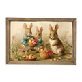 Easter Bunnies Framed Art
