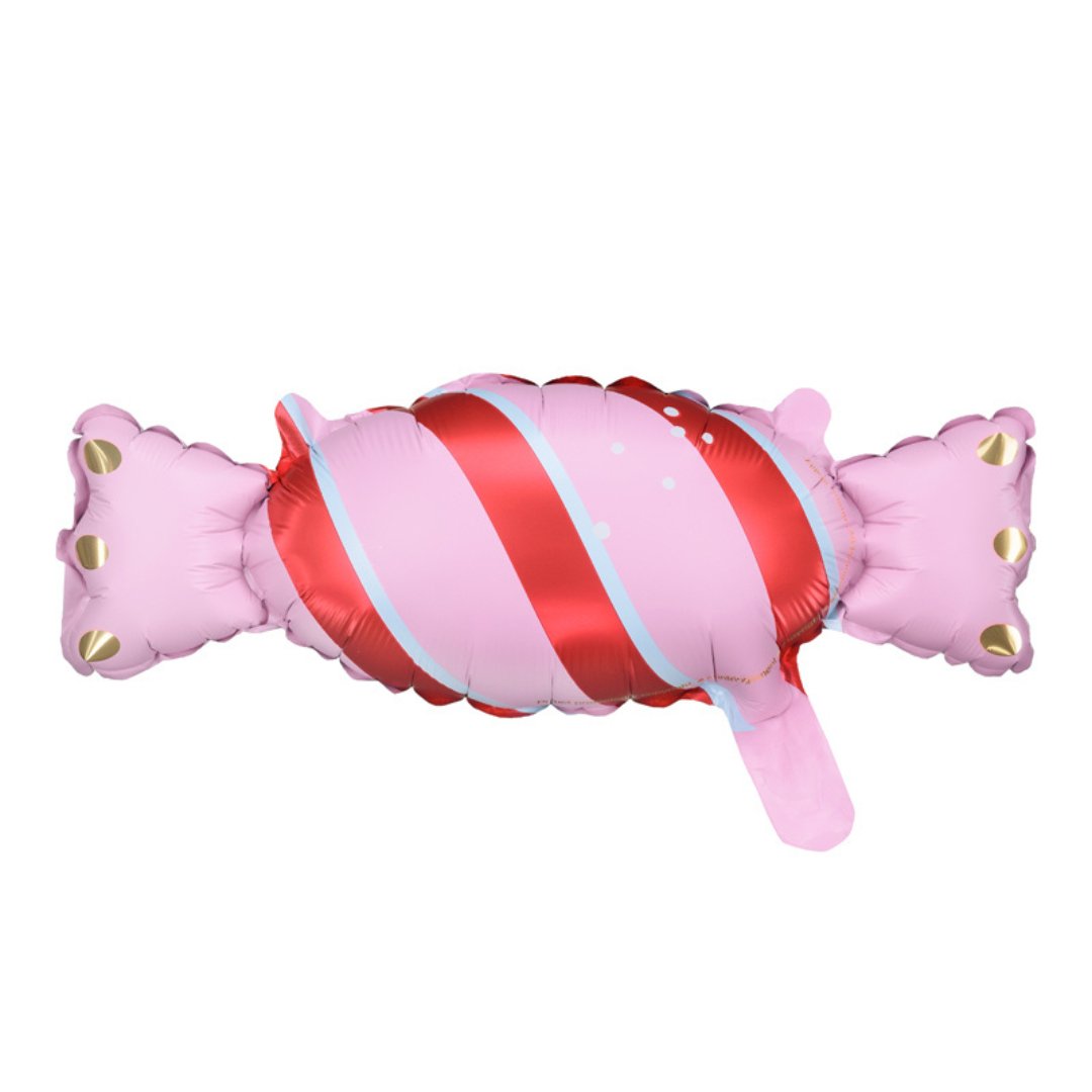 Pink Spiral Candy Balloons