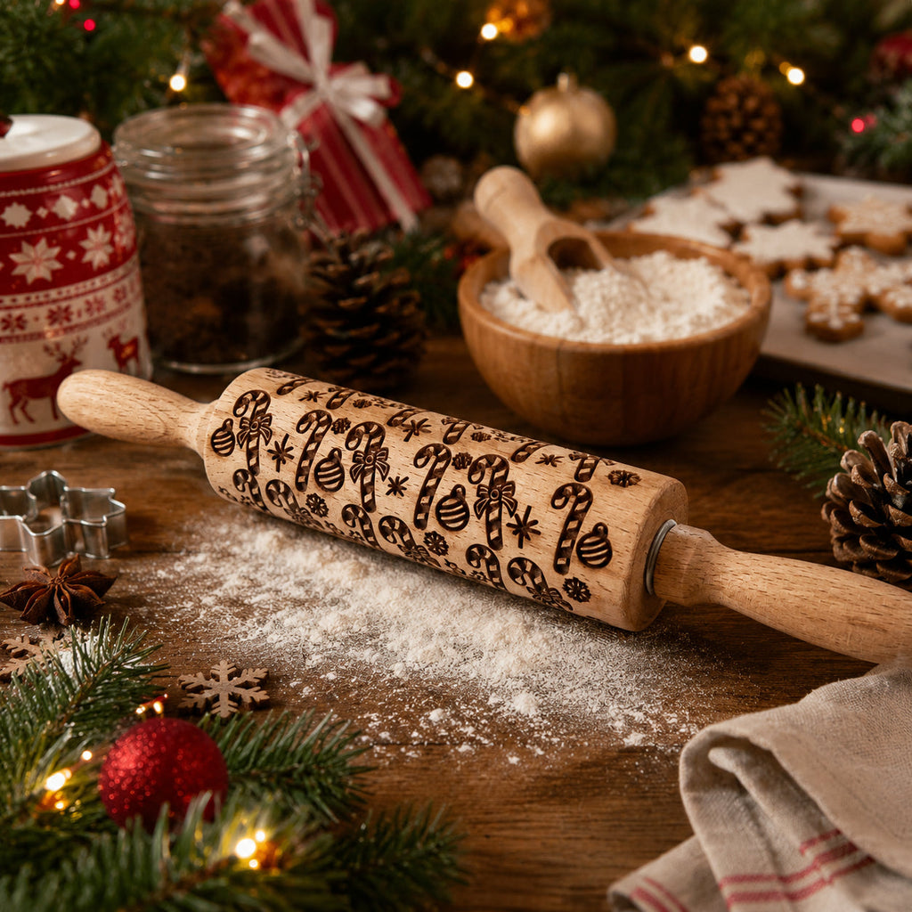 Christmas Rolling Pin Set | 10 Styles