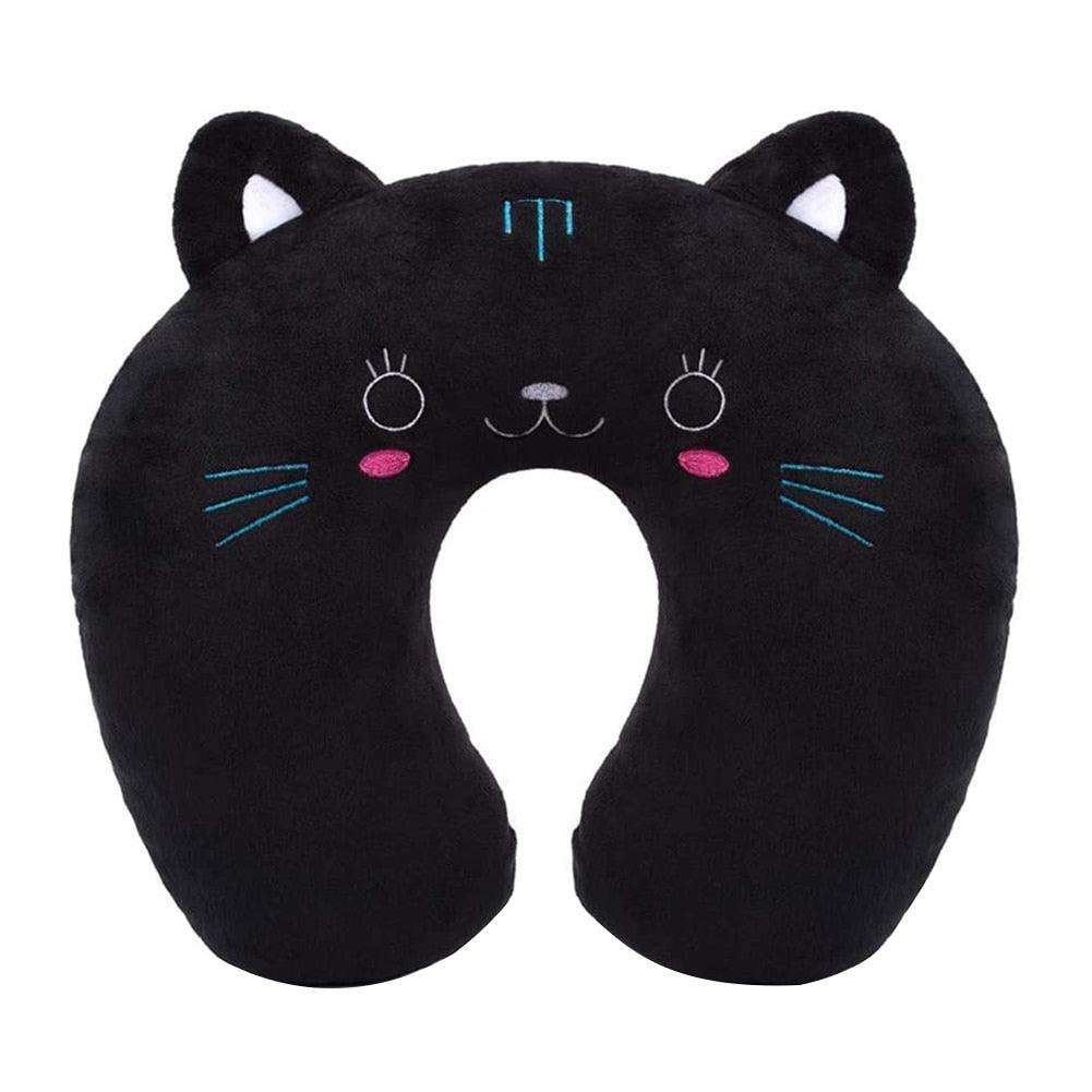 Cartoon Kids U-shaped Pillow Plush Neck Pillow Nap Pillow Lunch Break Pillow Cervical Pillow Travel Pillows Multi-Color Cartoon U Shaped Neck Pillow Comfortable Travel Pillow Inflatable Pillow Neck Pillow Lightweight Soft Pillows Comfortable for Children