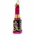 Red Lipstick Glass Christmas Ornament