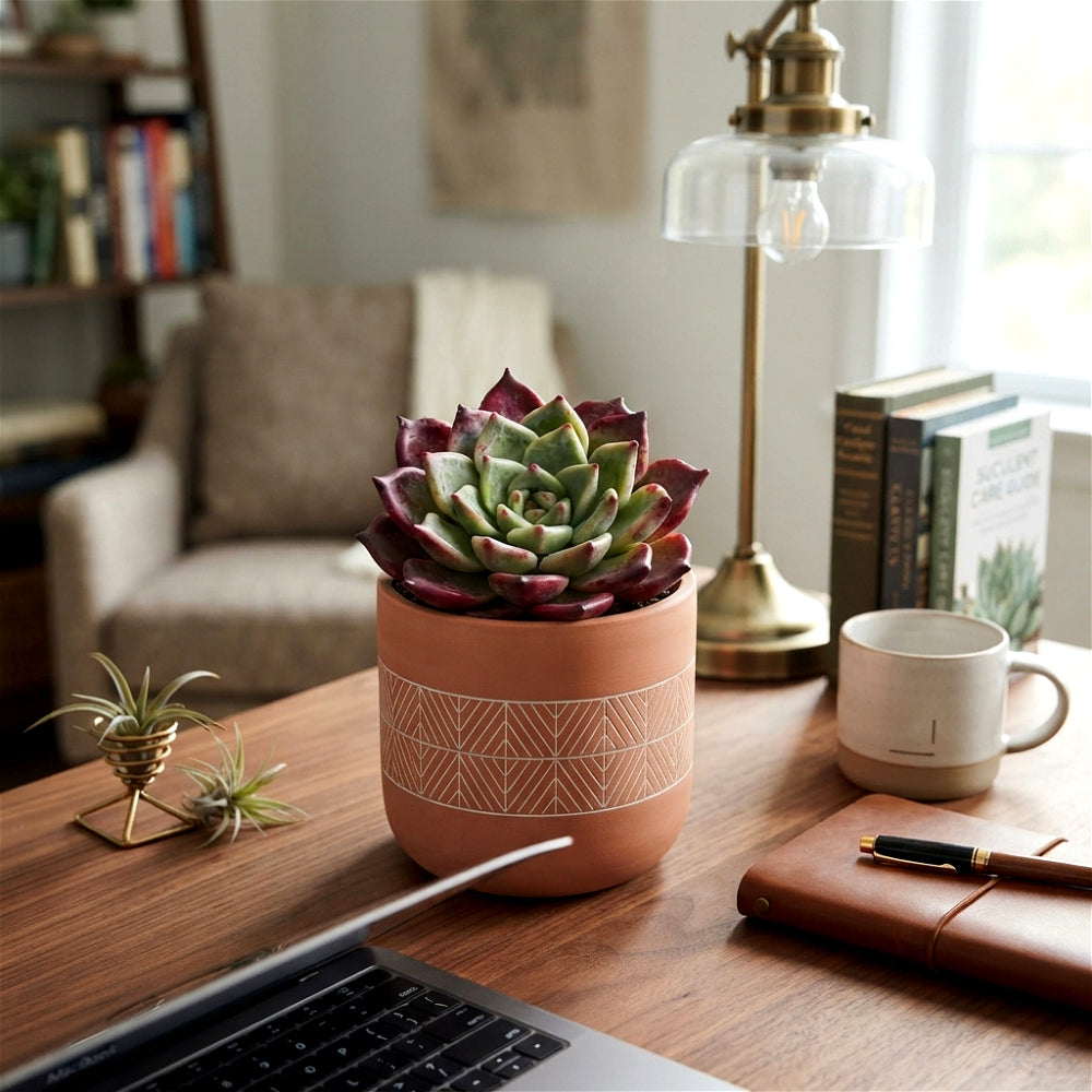 Rare Succulent Echeveria 'Midnight Beauty' 2"-2.5" Live Plant - Collectible Home Plant, Office Accent, Holiday Decorations, Wedding Favors