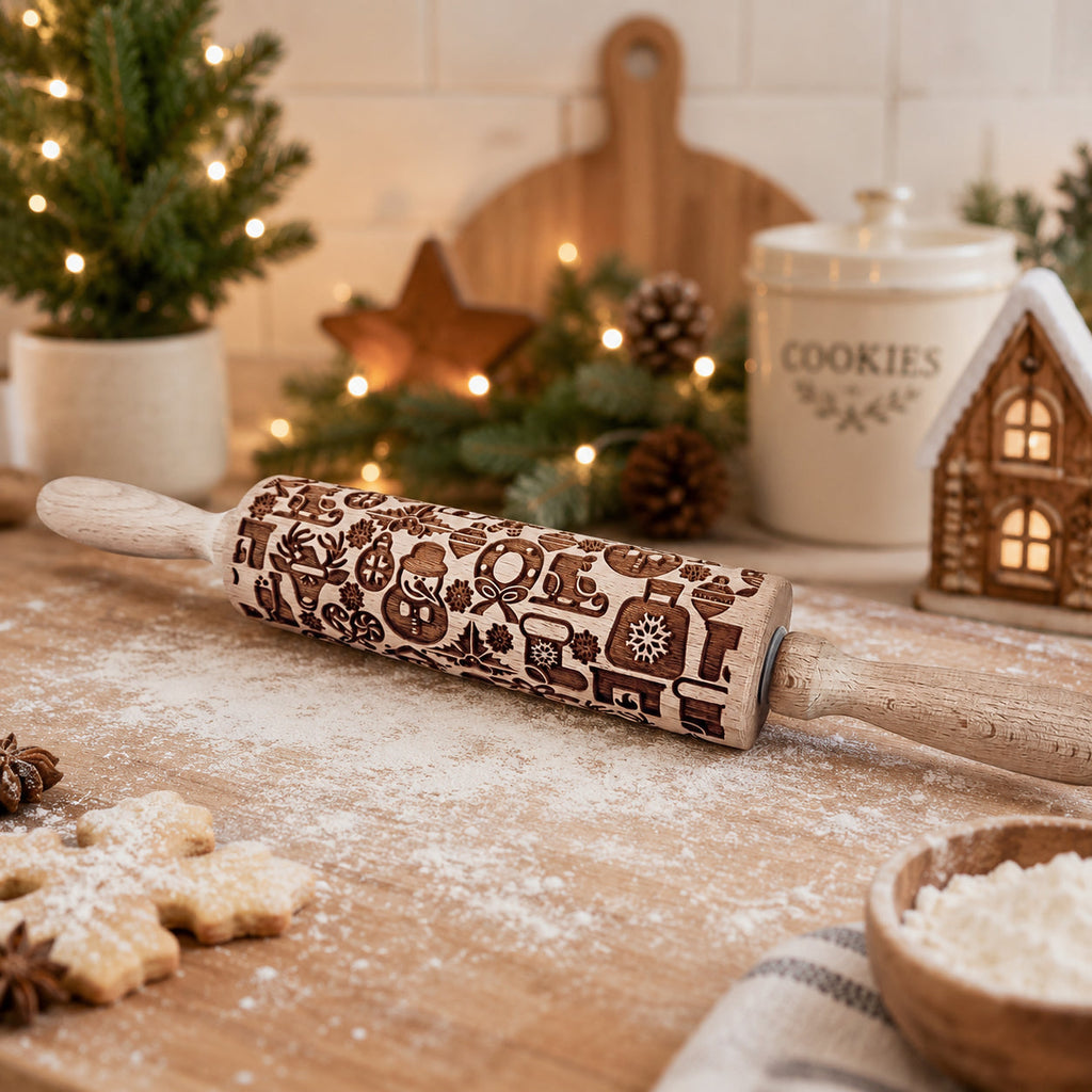 Christmas Rolling Pin Set | 10 Styles