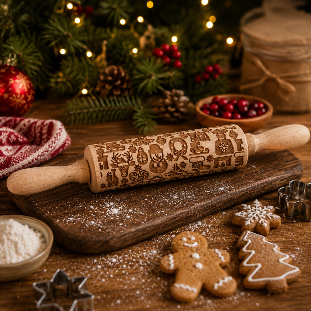 Christmas Rolling Pin Set | 10 Styles