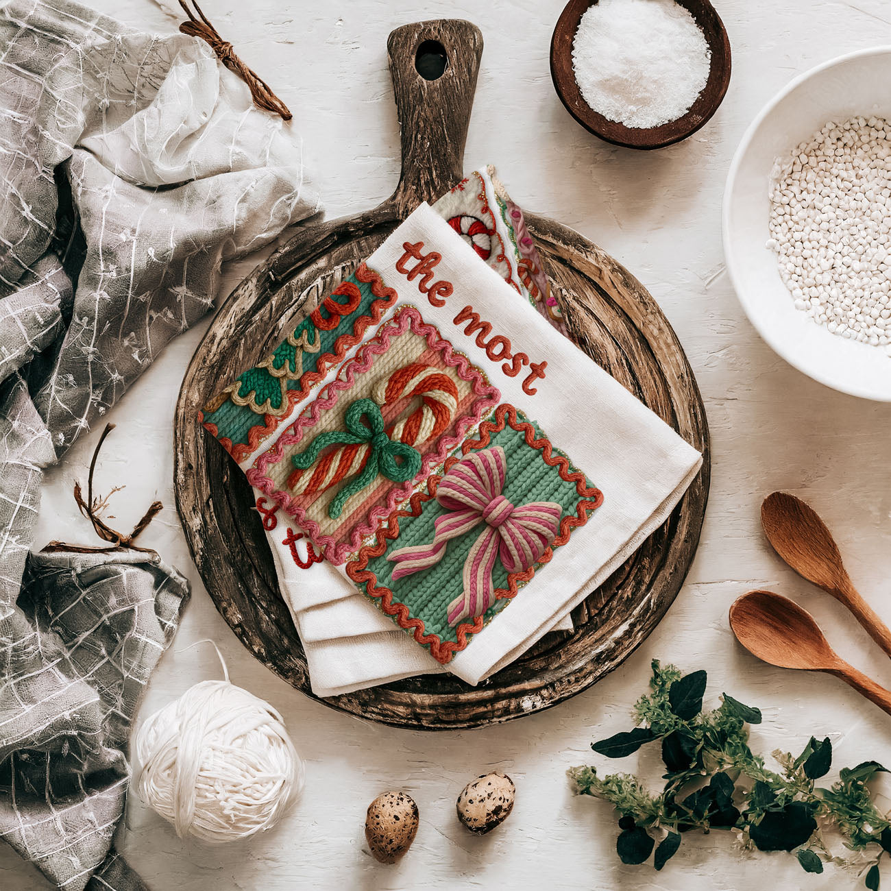 Wonderful Time Kitchen Towel
