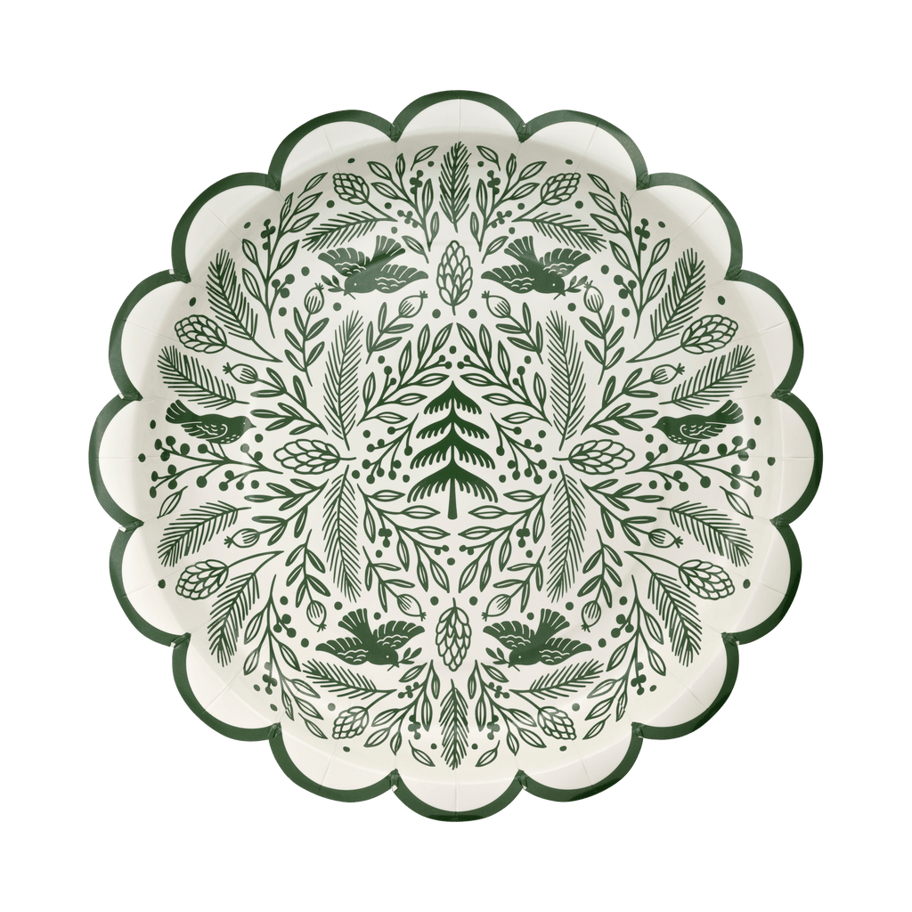My Minds Eye - Woodland Scalloped 10" Plate